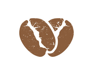 Silhouette Vector Coffee Bean Sign Symbol Icon Logo Template Design Inspiration