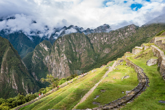 Southeast terraces of Machu Picchu