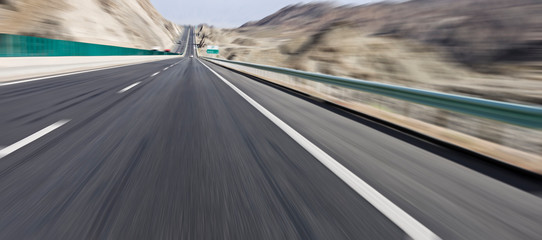 highway on the plain