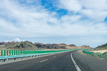 highway on the plain