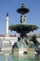 Obraz premium architecture landmarks of portuguese town lisbon