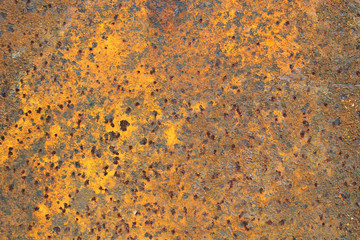 Old rusty iron sheet. Close-up. Background. Texture.