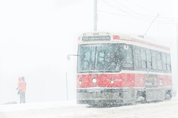 Streetcar in the Snow