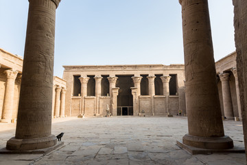 The temple of Horus in Edfu