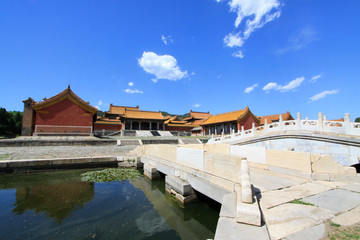 Chinese ancient architecture in Eastern Royal Tombs of the Qing Dynasty, china