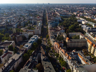 Drone view on Berlin 