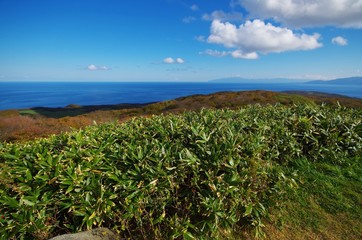 奥尻島の展望所