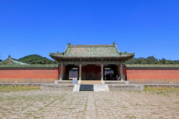 Chinese ancient architecture in the Eastern Royal Tombs of the Qing Dynasty, china