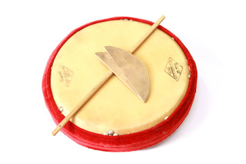 percussion instruments - drum and copper board