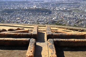 大文字山の頂上