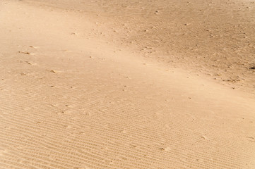 Fototapeta na wymiar The sand slopes and dunes
