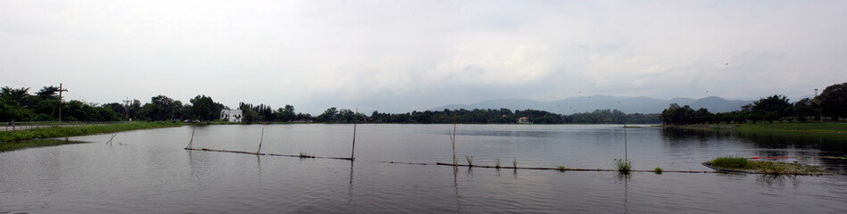 lake  and the mountain