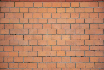 Red concrete brick wall texture grunge background