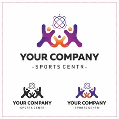 Sport people company logo