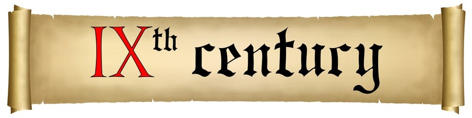 Parchment. 9th century