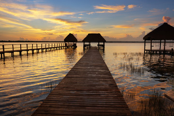 Dock at the lagoon