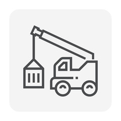 mobile crane icon