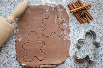 Lebkuchen Männer backen 