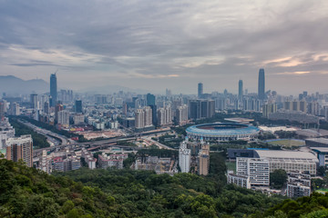 Fototapeta na wymiar Shenzhen City Skyline