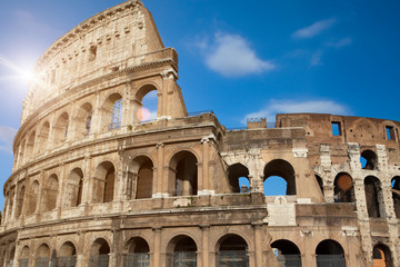 Naklejka premium ancient Colosseum. Rome. Italy