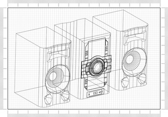 Music System 3D Blueprint 