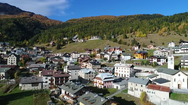 Little village of Oga near Bormio.
Landscape in Valtellina
