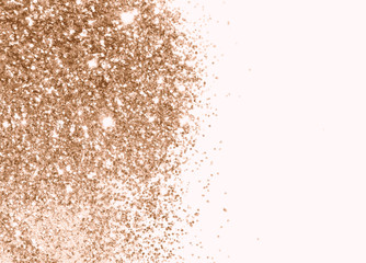 Background with gold glitter for your design