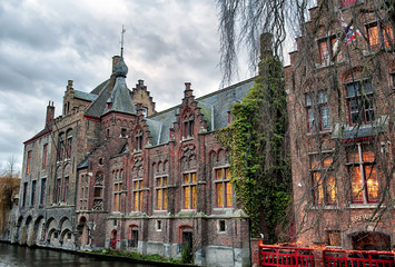 old houses in bruges
