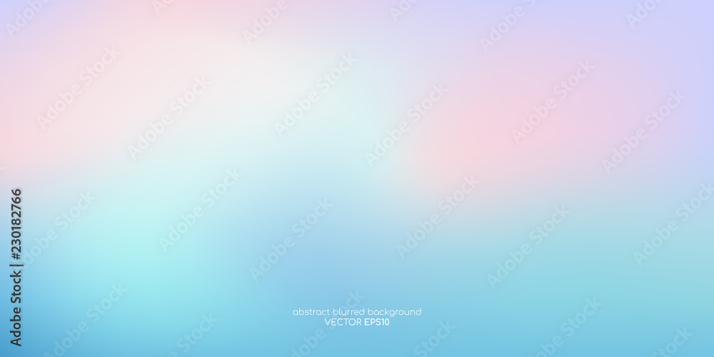 Leinwandbilder vector abstract colorful background blurred gradient pastel color palette