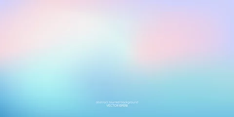 Foto op Plexiglas Vector abstract colorful background blurred gradient pastel color palette © korkeng