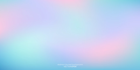 Vector abstract colorful background blurred gradient pastel color palette - obrazy, fototapety, plakaty