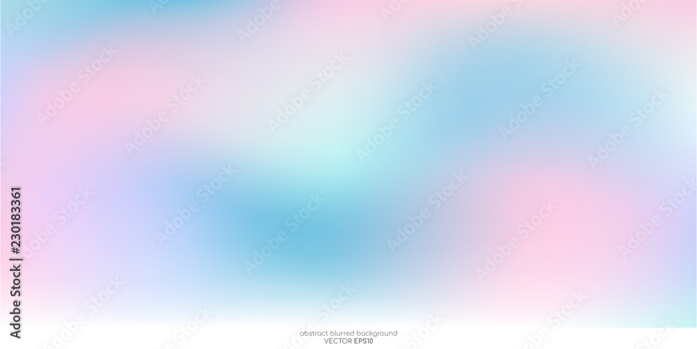 Poster vector abstract colorful background blurred gradient pastel color palette