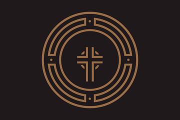 The logo for the Church in the circle
