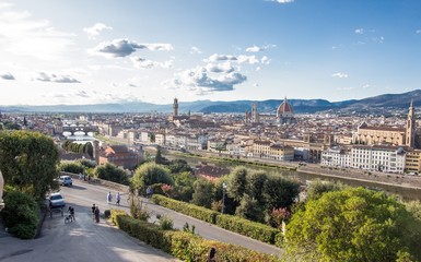 Obraz premium Florenz Stadt Panorama Aussicht
