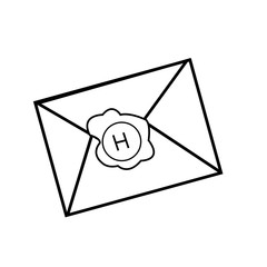 Fototapeta premium Flat vector of characteristic Harry Potter chart.