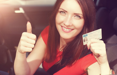 bestandende Prüfung Fahrerlaubnis 
