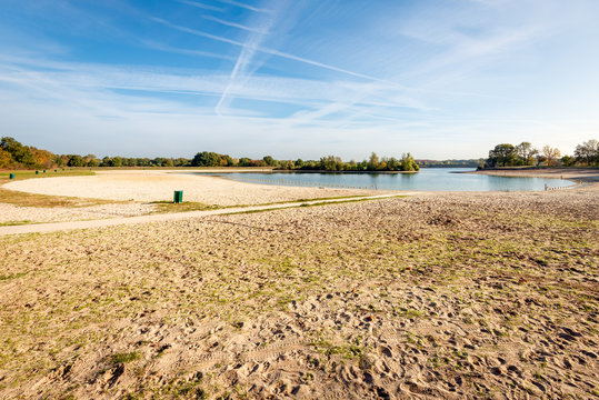 The Galderse Meren is an area of recreational lakes to the south of the Dutch city of Breda