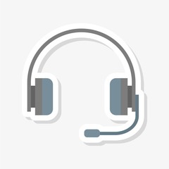 Headset sticker, Headphone 