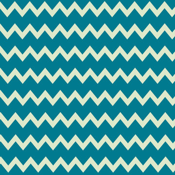 Vector of a simple background with zig zag stripes of two types of green.