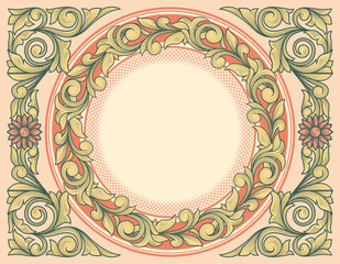 Ornate decorative frame