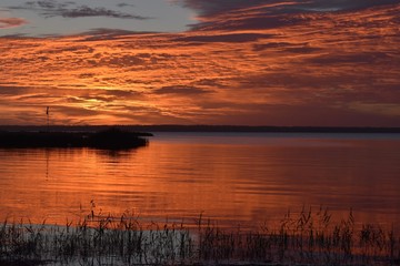 Sunrise over the sea, Balic sea coast, Sweden © mongoliet