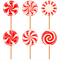 set of lollipops