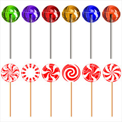 set of lollipops