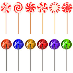 set of lollipops