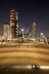 Fototapeta na wymiar Walking bridge Rotterdam