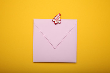 Christmas list, xmas letter background. Gift and wish.