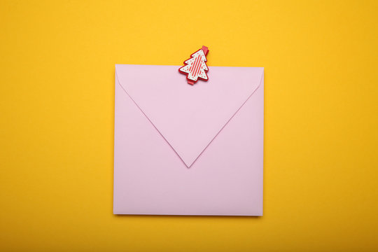 Christmas list, xmas letter background. Gift and wish.