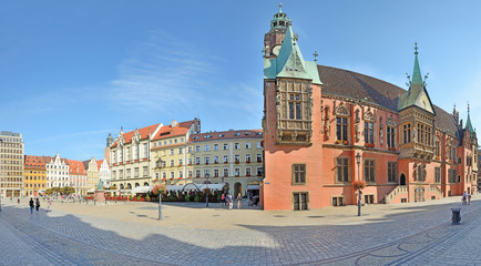 Rynek we Wrocławiu, Polska - obrazy, fototapety, plakaty