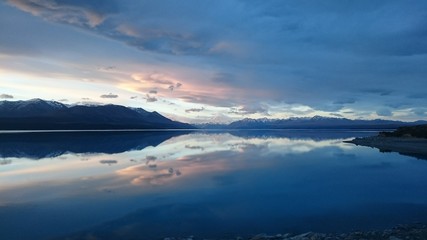 Obraz premium Dawn at Mt. Cook New Zealand