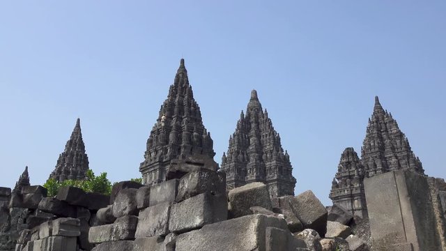 Candi Sewu Temple Complex of Prambanan in Central Java, Indonesia